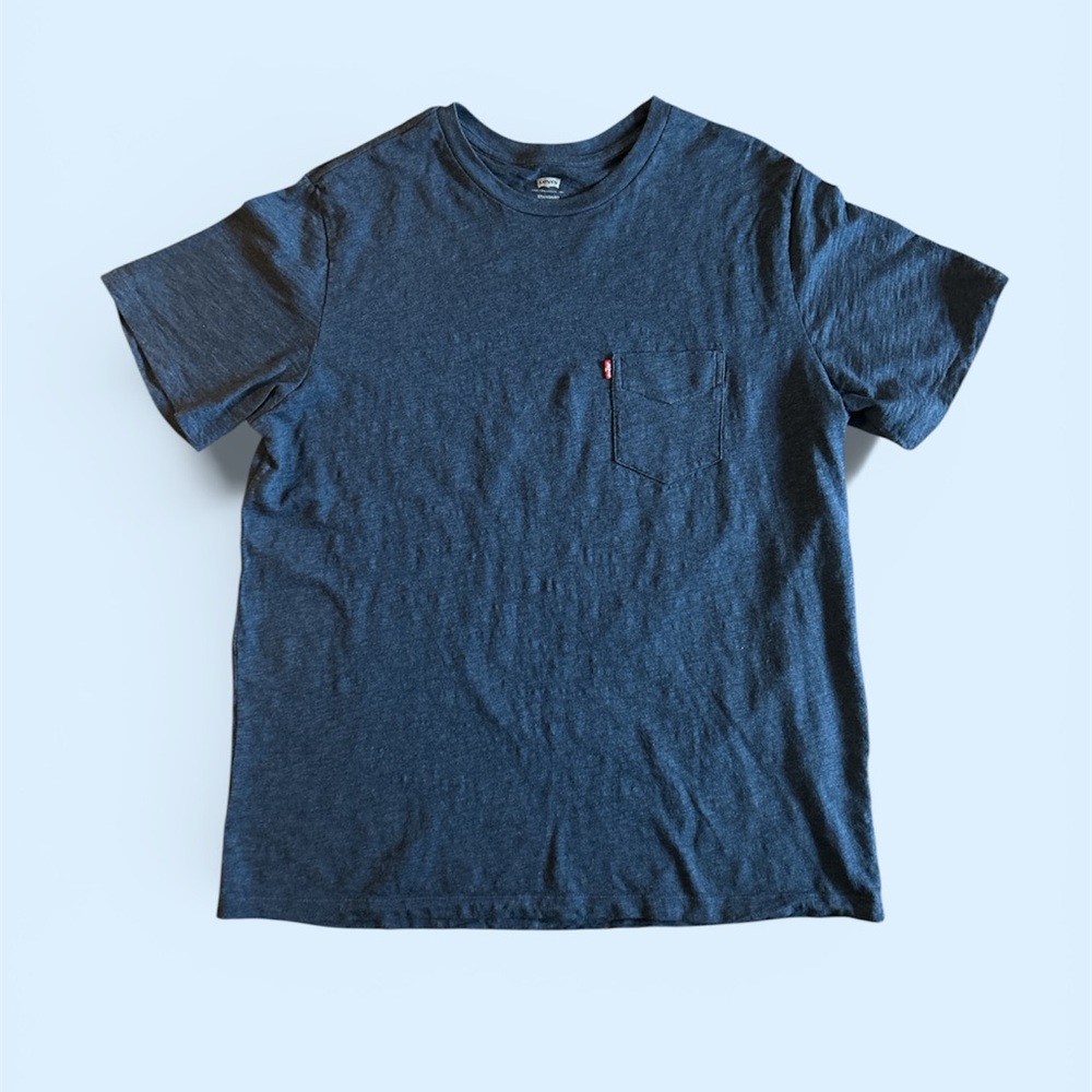 Levi's Men’s Dark Blue Short Sleeve Tee Size Large Cotton 100%